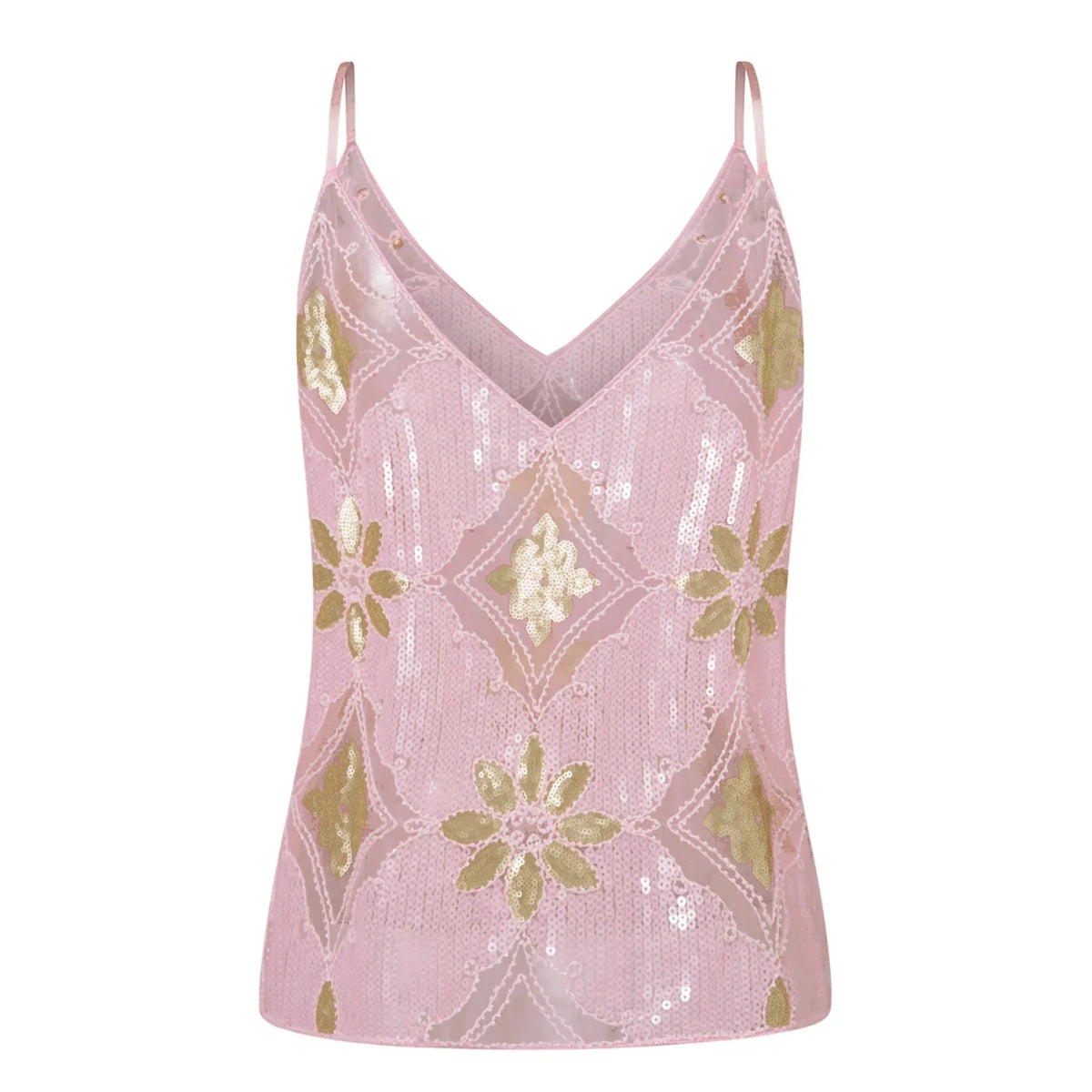 Women's Summer Sparkle Cami Tops Sleeveless Spaghetti Strap V Neck Sequin Camisole Party Rave Tops